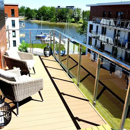 Apartmán Marina Glamour - 3pok, Widok Na Jezioro, Klimatyzacja, Parking Podziemny, Winda, Netflix