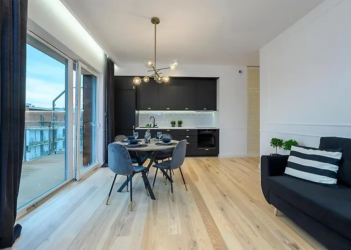 Apartment Marina Glamour - 3pok, Widok Na Jezioro, Klimatyzacja, Parking Podziemny, Winda, Netflix *