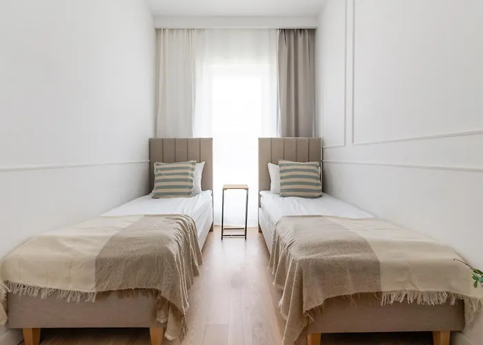 Apartment Marina Glamour - 3pok, Widok Na Jezioro, Klimatyzacja, Parking Podziemny, Winda, Netflix *